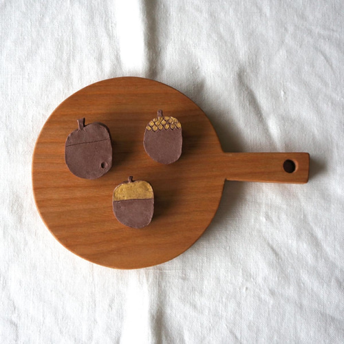 どんぐりです ブローチ三点まとめ donguri ブローチ3点セット ブローチ