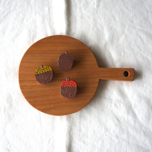 どんぐりです　ブローチ三点まとめ dongri & donguri house ブローチ3点セット ブローチ heaven