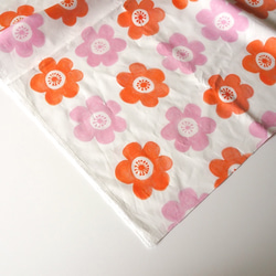 ＊【52×50cm】Kona® コットン anemone（pink-orange） 5枚目の画像