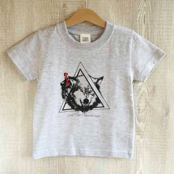 狼の森の赤ずきん】#Tシャツ＃動物＃童話＃グリム＃オオカミ Tシャツ 