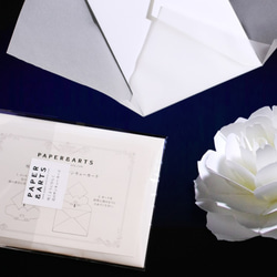 Blooming flower pop-up message card<Rose> 第4張的照片