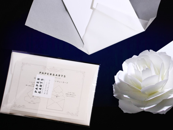 Blooming flower pop-up message card<Rose> 第4張的照片