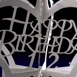 【誕生日入れ】365日のバースデーカード〈ペーパークラウン〉 2枚目の画像