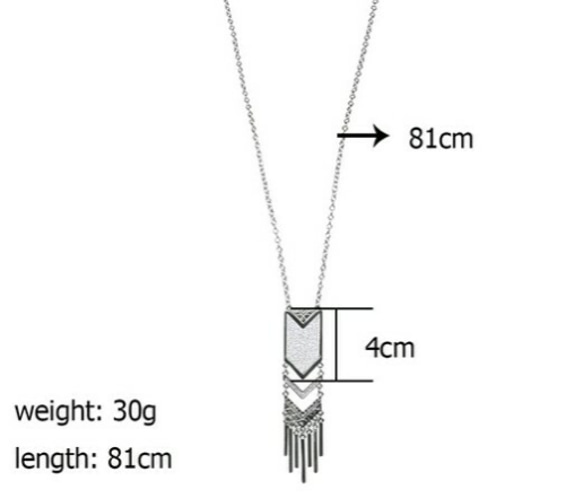 ~silver~ エスニック系＊party ロングネックレス 《高品質》シルバー 1枚目の画像