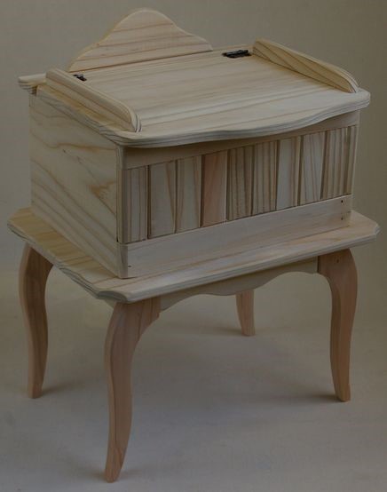 アンティーク　ちりめん小さな鏡台＆小引き出し付き　17.5✖️11.5✖️26.0㎝ アンティーク ちりめん小さな鏡台＆小引き出し付き 17.5✖️11.5