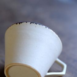 廃盤　コーヒーカップ　アイボリーホワイト 2枚目の画像