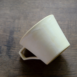 コーヒーカップ　アイボリーホワイト 3枚目の画像