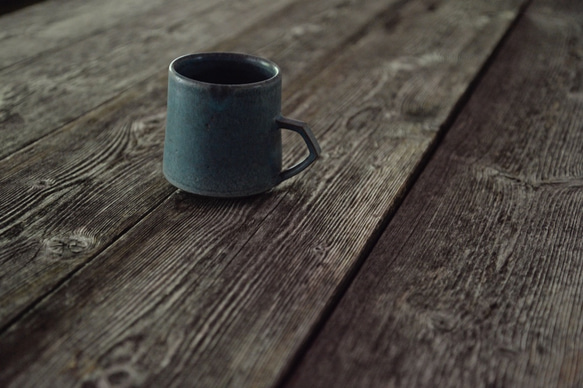 コーヒーカップ L ダークブルー 3枚目の画像