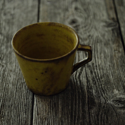 コーヒーカップ　マスタードイエロー 2枚目の画像