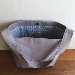 あずきミルク　倉敷産帆布使用ワンショルダーL【受注製作】 3枚目の画像