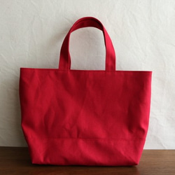 イチゴ 倉敷産帆布使用トートM【受注製作】 トートバッグ TOMOROKO