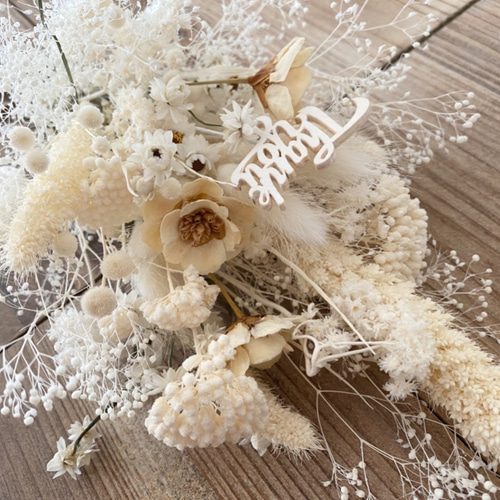 ＊Natural＊リューカとホワイトスワッグ＊ドライフラワースワッグ 爽やかなホワイトグリーン系ドライフラワースワッグ | ドライフラワー