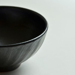 017　黒い飯碗 3枚目の画像
