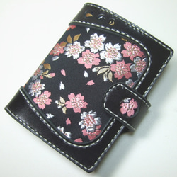 二つ折り革財布和柄（黒） 小銭入れ・コインケース k&k brothers 通販