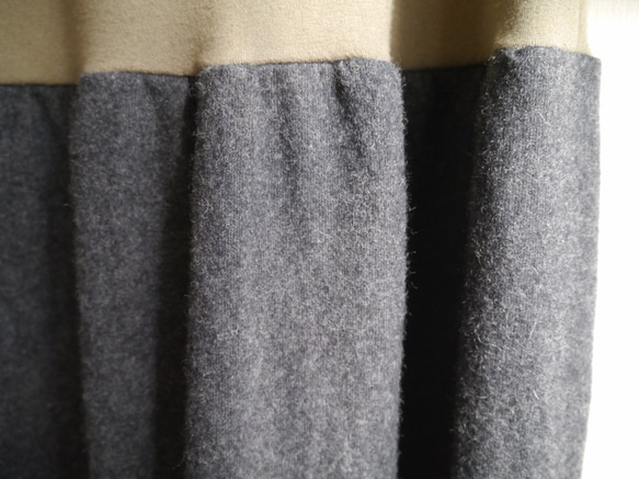 有機棉針織羊毛連衣裙 第3張的照片