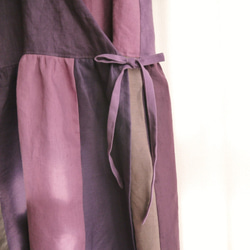 亞麻禮服Kashukuru（紫色漸變） 第6張的照片