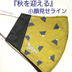 【送料無料】【即納】からし色・切り替えラインが小顔見せ・アゴの下から蒸れ放出・銀のオオカミ・アジャスター・秋 1枚目の画像