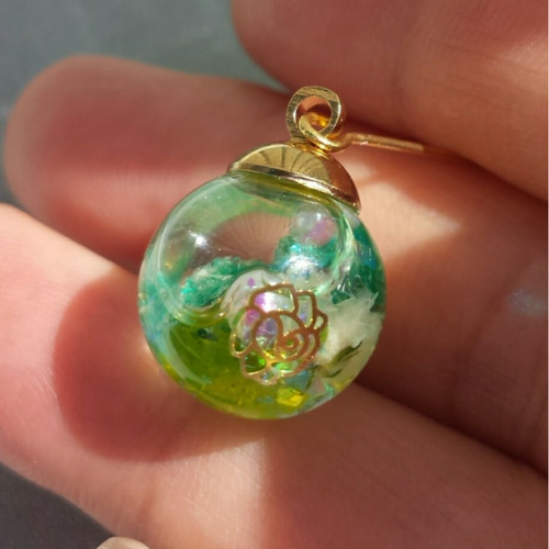 オーダーハーバリウムピアス☆イヤリング変更可能 ピアス