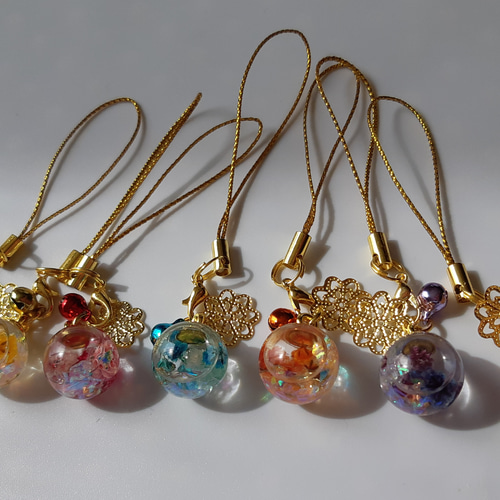 オーダー☆ハーバリウムキーホルダー キーリング ゆうゆ 通販 7240143