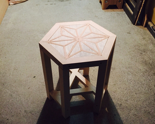 サイドテーブル（ハンドメイド） 44 【DIY】本当に欲しい物は自分で！機能性とデザインにこだわっ