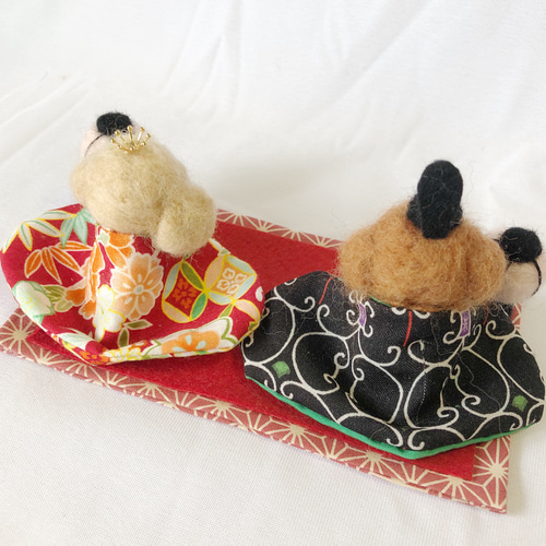 羊毛フェルト雛人形 トイプードル 羊毛フェルト tinkle 通販 11075085