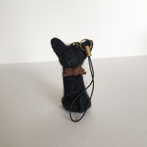 羊毛フェルトストラップ ミニチュアピンシャー 羊毛フェルト tinkle