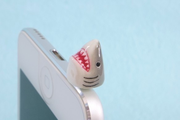サメのイヤホンジャック 　『ホホジロザメ』 1枚目の画像