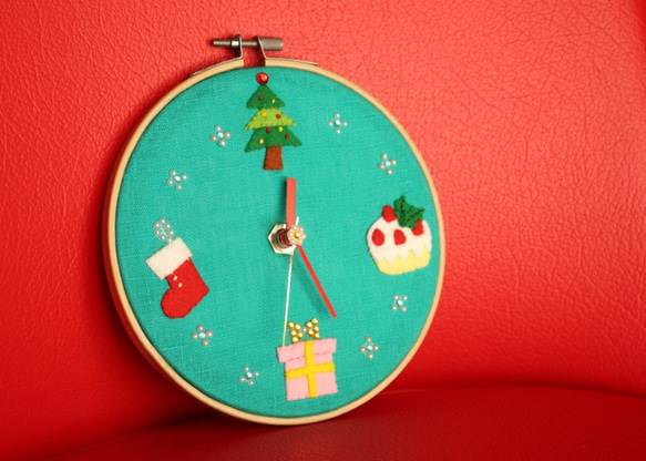 世嘉玩具×Creema Jewel Kirasir聖誕貼花時鐘“仙台時鐘” 第1張的照片