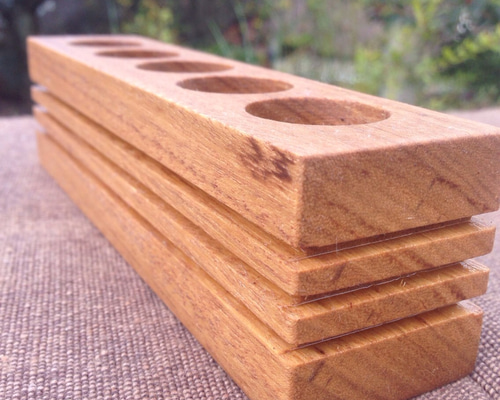 アトマイザースタンド5穴木製ディスプレイスタンド電子タバコ！ その他