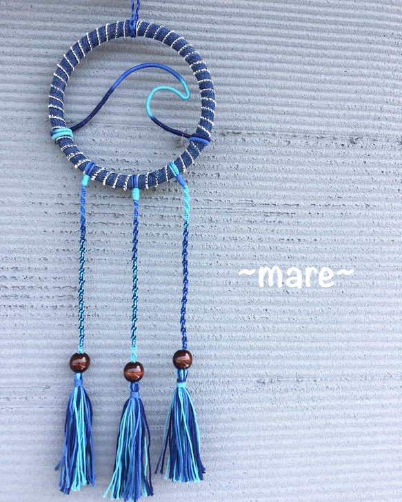 ドリームキャッチャー【indigo】 タペストリー・壁掛け mare 通販