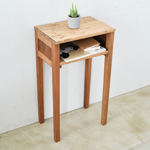 無垢材のカフェテーブル W69×D69cm 正方形 おうちカフェ ロー