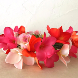 プルメリアの花かんむり：アーティフィシャルフラワー 3枚目の画像