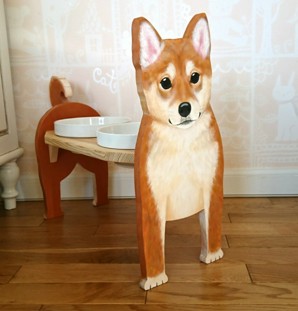 犬用食器台  【Pet Table Hinoki】   No.921 犬用食器台 【Pet Table Hinoki】 No.921