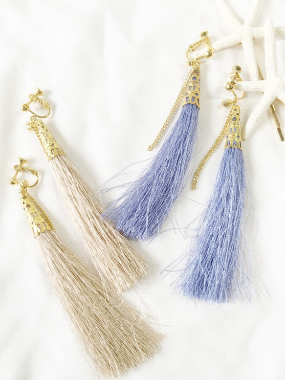 fringe tassel *ear accessory* 2枚目の画像