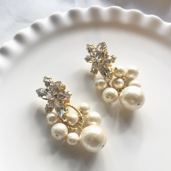 2way luxury earring 3枚目の画像