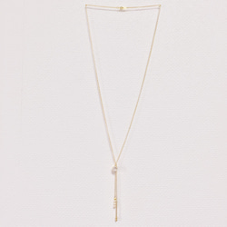 【14kgf】pearl stick long necklace 4枚目の画像