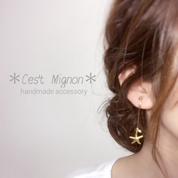 starfish earring 3枚目の画像