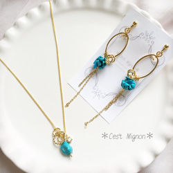 turquoise ball*ear accessory* 2枚目の画像