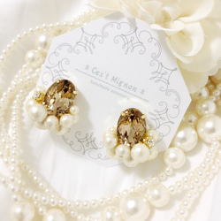 round bijou*earrings* 1枚目の画像