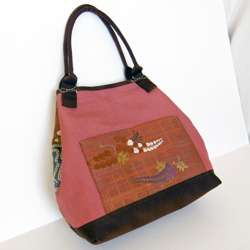 最終価格❤帯リメイクハンドバック❤鷹&お姫様❤2個セット❤ 帯バッグの【小梅や】―タンスに眠る帯を美しいバッグに―