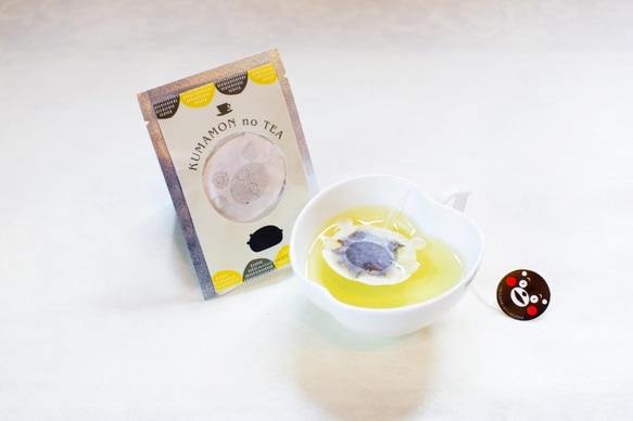 送料無料！ギフトに！オリジナルお茶ティーバッグ　くまモン型　セット（緑茶、コーヒー、ハーブティー、紅茶） 8枚目の画像