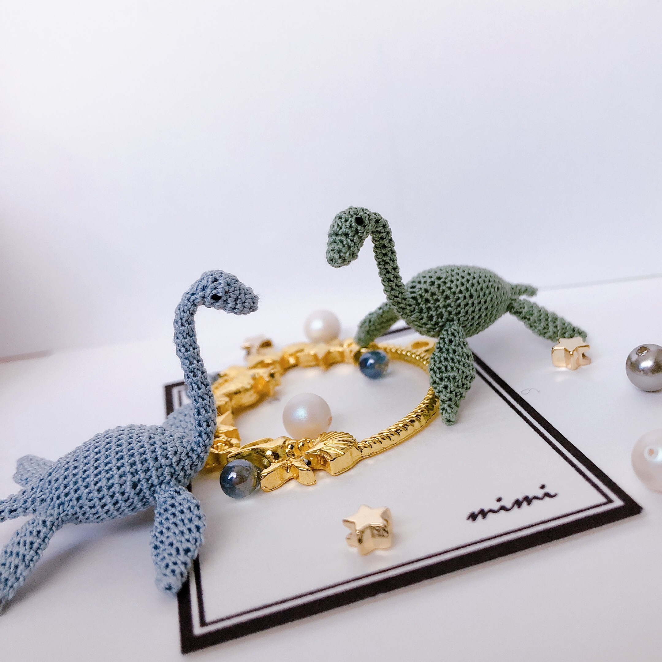 【ちっちゃいあみぐるみ】 龍 2024辰年 編みぐるみキット 小づちの青龍 |生地 和柄/和布