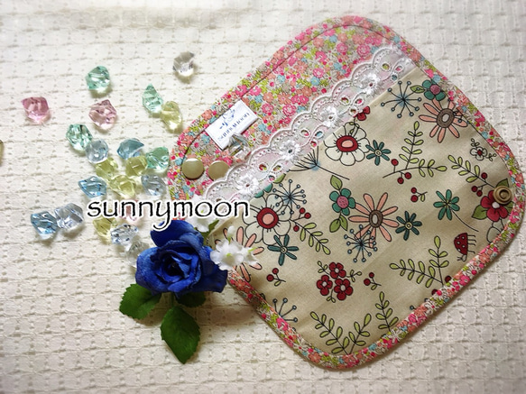 sunnymoon☆コットンランジェリータイプの布なぷライナー『オータムガーリーver.2』 1枚目の画像