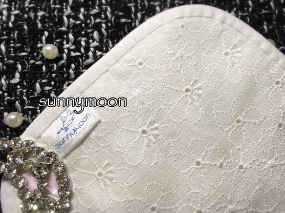 sunnymoon☆今治タオルdeマシュマロふんわりタイプの布なぷライナー「マシュマロスノーpart2〜花〜」 3枚目の画像