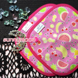 【2枚組】sunnymoon☆コットン100フェア「サマーパッションシャーベット」 1枚目の画像