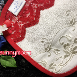 sunnymoon☆ランジェリータイプの布なぷライナー『バイカラーシリーズ・白』 3枚目の画像