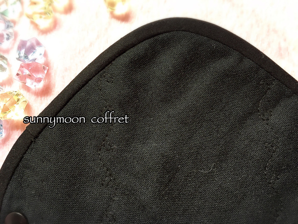 sunnymoon☆ランジェリータイプの布なぷライナー『ブラックフォーマル』 4枚目の画像