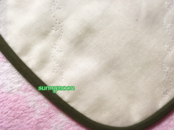 限定カラー☆sunnymoon☆ランジェリータイプの布なぷライナー「fairyオリーブ」 5枚目の画像