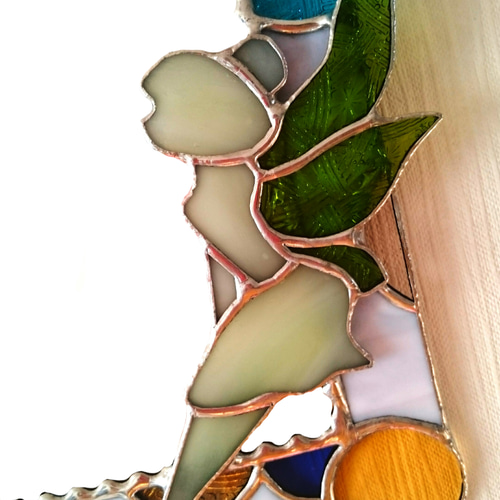 ステンドグラス「ティンカーベルの鏡」 ドレッサー・ミラー・鏡台