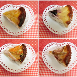 焼き込みタルト５種類とベイクドチーズケーキ３種=８カット詰め合わせ♪(*^▽^*) 3枚目の画像